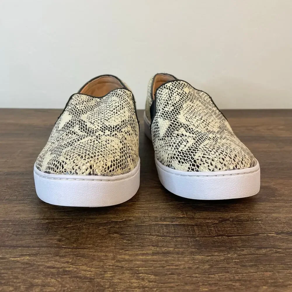 Vionic Demetra Slip On Sneakers Womens 9 Snake Print Comfort Orthopedic Shoes
